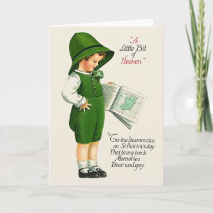 Vintage St. Patrick's Day Greeting Card Kort