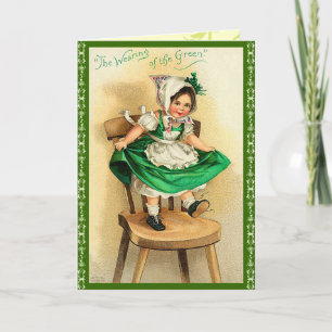 Vintage St. Patrick's Day Greeting Card Kort