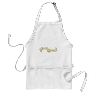 Vintage St. Patrick's Day Hälsningar Guld Banner Förkläde