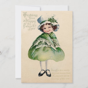 Vintage St. Patrick's Day Julkort
