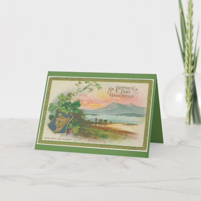 Vintage St.Patrick's Day Kort (Framsida)