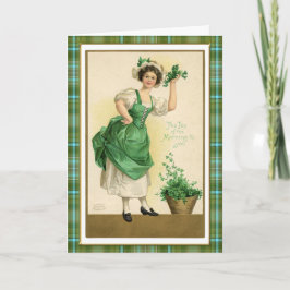 Vintage St. Patricks Day - Morgonens topp Kort