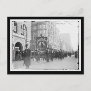 Vintage St. Patrick's Day Parad New York City Vykort