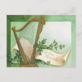 Vintage St. Patrick's Day Postcard Helg Vykort