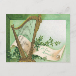 Vintage St. Patrick's Day Postcard Helg Vykort