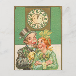 Vintage St. Patrick's Day Postcard Helg Vykort