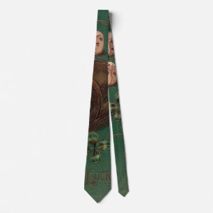 Vintage St. Patrick's Day, tur irländska tärningar Slips