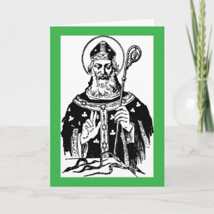 Vintage St. Patrick's Day-välkomstkort Kort