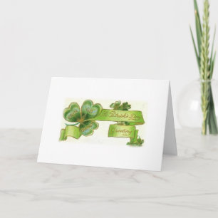 Vintage St. Pat's Day - Blessings of the Shamrock. Kort