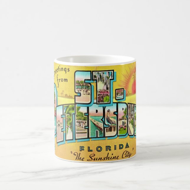 Vintage St Petersburg Florida Mugg (Center)