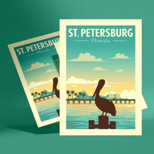 Vintage St. Petersburg Florida Vykort (Skapare uppladdad)