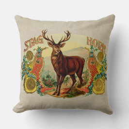 Vintage Stag Horn Kudde