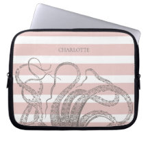 Vintage Stampunk Octopus vid Rosa Rand