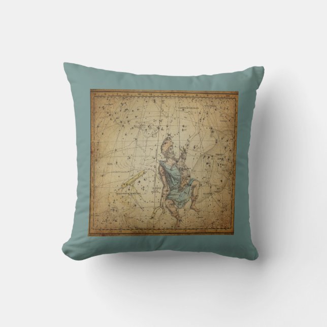 Vintage Star Chart of Auriga Constellation Kudde (Framsida)