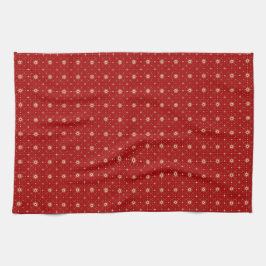Vintage Star Mönster Kökshandduk