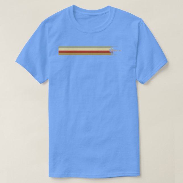 Vintage Starfighter T Shirt (Design framsida)