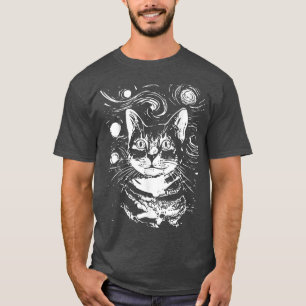 Vintage Starry Night Cat, Funny Cat Gogh, Van Gogh T Shirt