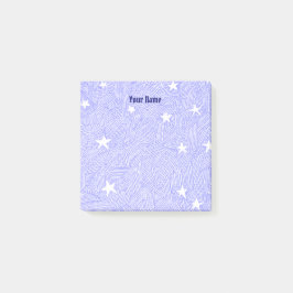 Vintage Stars Etching fästpunkter Post-it Block