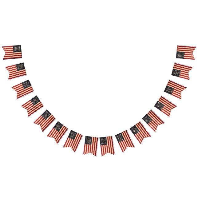 Vintage Stars och stripes American Vimplar (Alla)