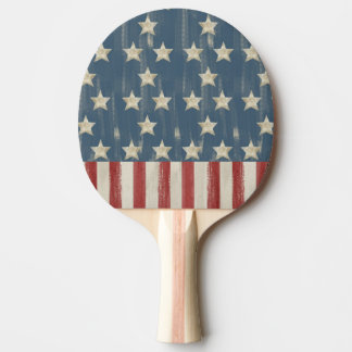 Vintage Stars och stripes Pingisracket