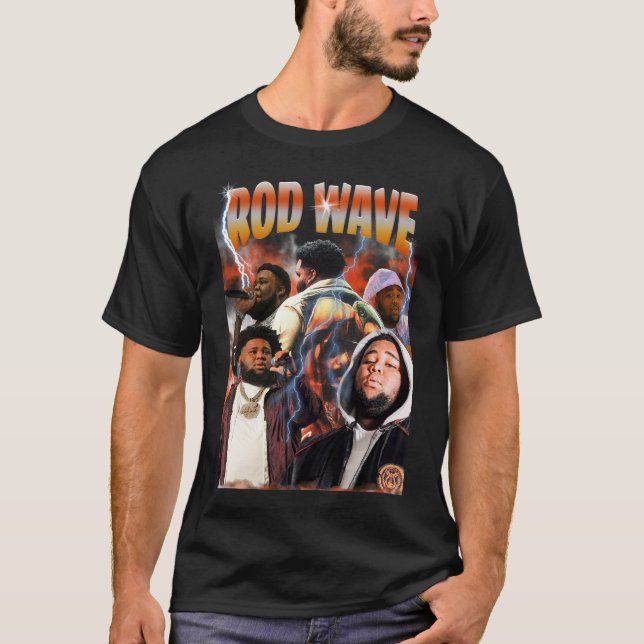 vintage, stavvåg stil t shirt (Framsida)