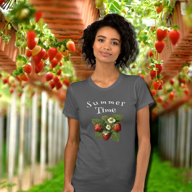 Vintage Stawbär - Summertime T Shirt (Skapare uppladdad)