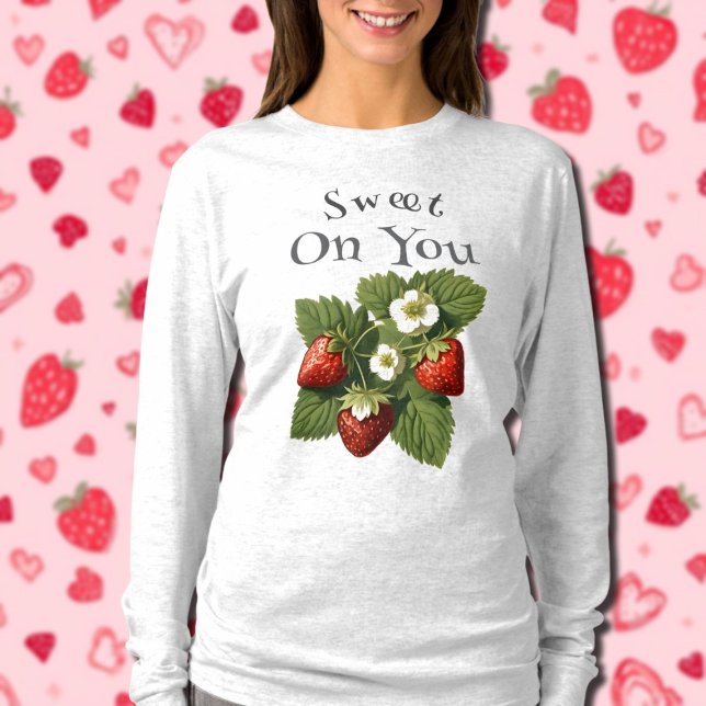 Vintage Stawberries -   Söt på dig T Shirt (Skapare uppladdad)