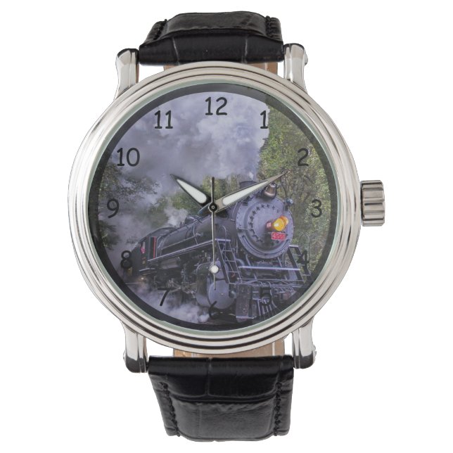 Vintage Steam Engine Tåg Armbandsur (Framsida)