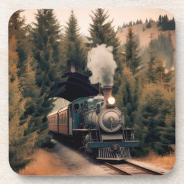 Vintage Steam Engine Train Underlägg