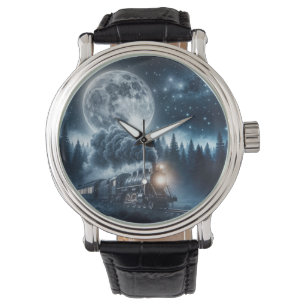 Vintage Steam Locomotive Armbandsur