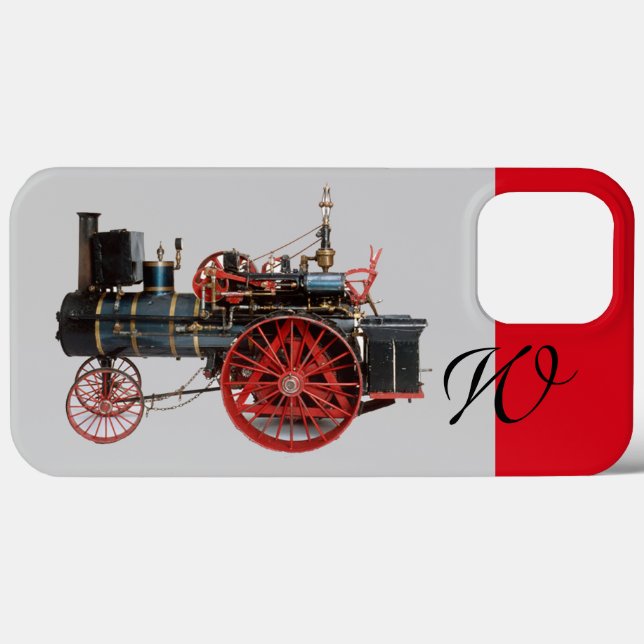 VINTAGE STEAM LOCOMOTIVE MONOGRAM (Baksida (horisontell))