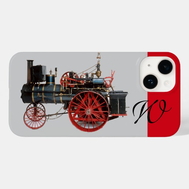 VINTAGE STEAM LOCOMOTIVE MONOGRAM (Baksida (horisontell))