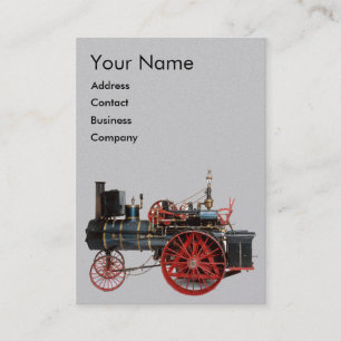VINTAGE STEAM LOCOMOTIVE MONOGRAM VISITKORT