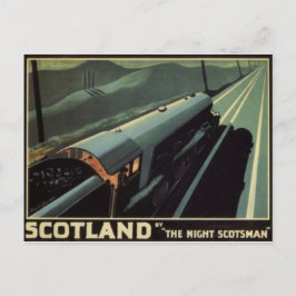 Vintage Steam Locomotive Postcard Vykort