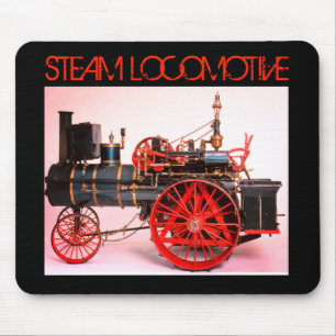 VINTAGE STEAM LOCOMOTIVE Red Black Musmatta