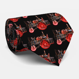VINTAGE STEAM LOCOMOTIVE Red Black Slips
