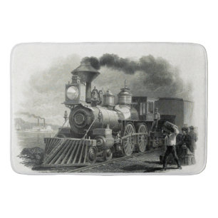 Vintage Steam Tåg Badrumsmatta