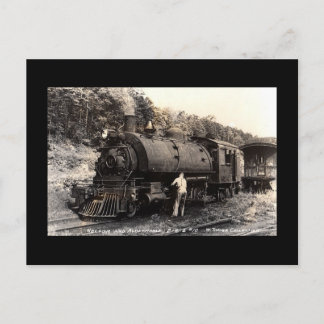 Vintage-Steam Tåg vykort