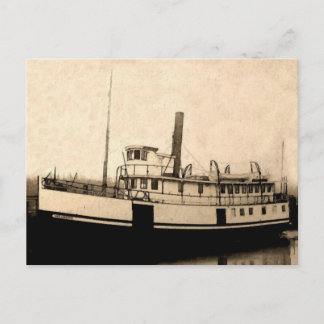 Vintage Steamboat Islander Vykort