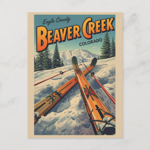 vintage Steamboat Springs Colorado floder gåvor Ho Helg Vykort