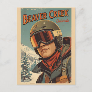vintage Steamboat Springs Colorado floder gåvor Ho Helg Vykort