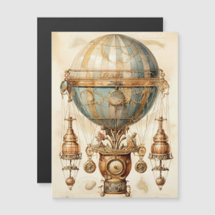 Vintage Steampunk Blue Luftballong (3)