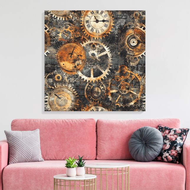 Vintage Steampunk Canvas Konst (Insitu (Vardagsrum))