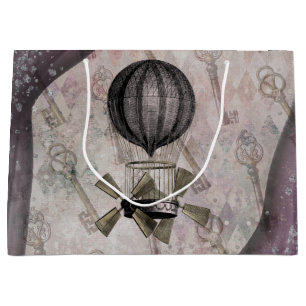 Vintage Steampunk Glam Lila Airship