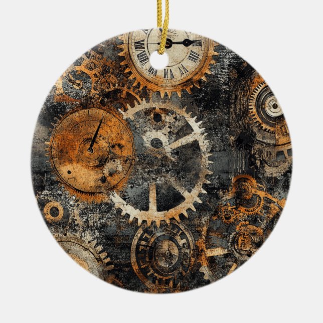 Vintage Steampunk juldekoration (Framsidan)