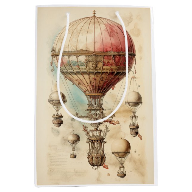 Vintage Steampunk Luftballong (4) (Framsidan)