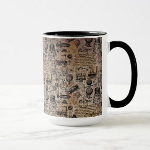Vintage Steampunk Mugg