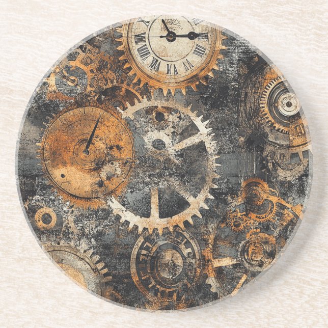 Vintage Steampunk Underlägg (Framsidan)
