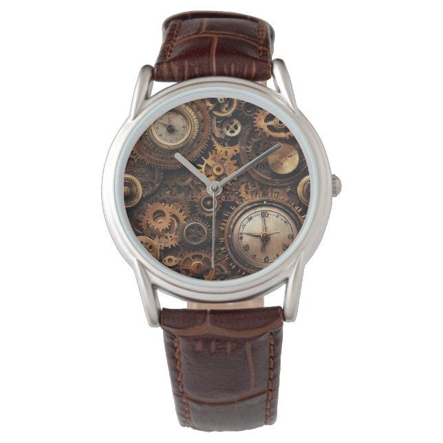Vintage Steampunk Watch Armbandsur (Framsida)