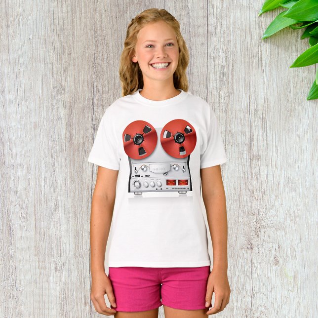 Vintage Stereo Girls T-Shirt (Skapare uppladdad)